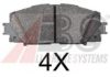 A.B.S. 37755 OE Brake Pad Set, disc brake